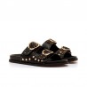 Sandalias Planas Mujer Mustang 55500 Negro