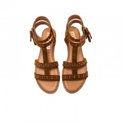 Sandalias Planas Mujer Mustang 55545 Cuero