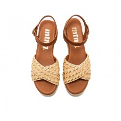 Cuñas de Esparto Mujer Mustang 59553 Natural