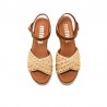 Cuñas de Esparto Mujer Mustang 59553 Natural