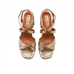 Sandalias de Tacón Mujer Mustang 56649 Oro