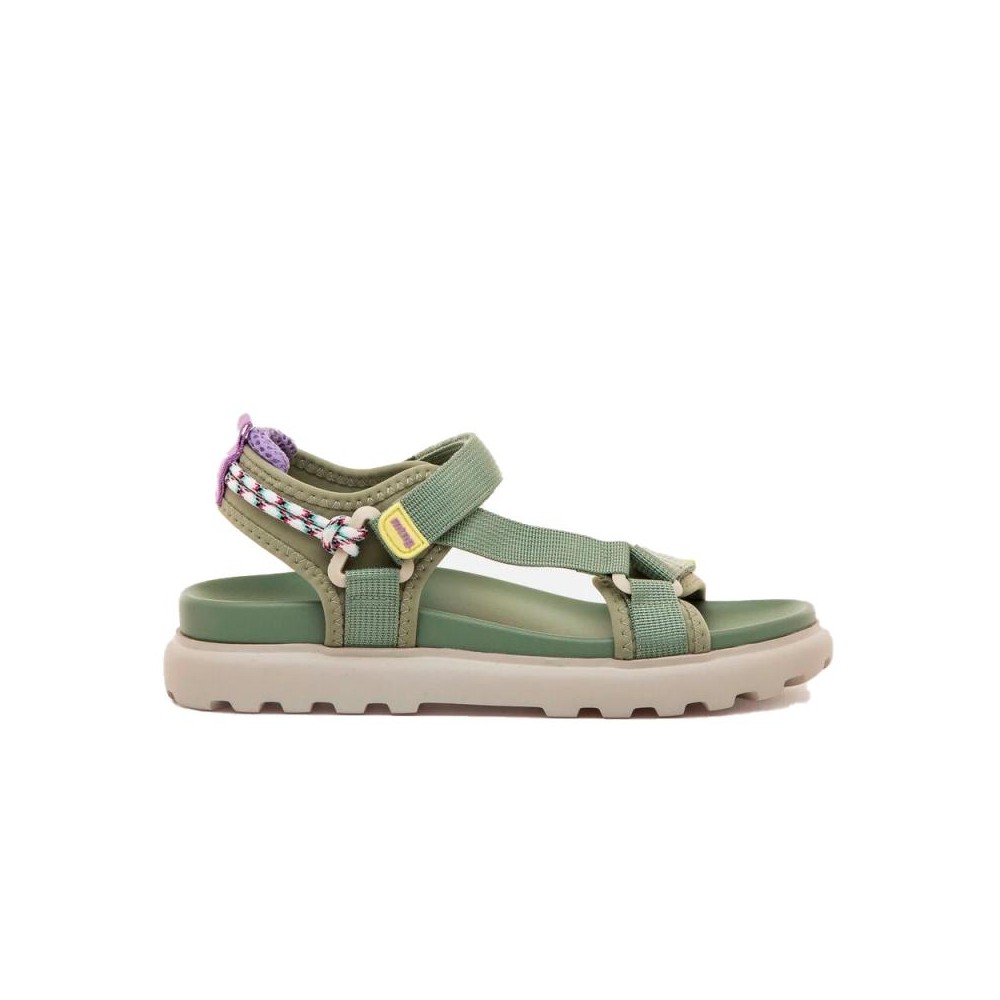 Sandalias Planas Mujer Mustang 60001 Verde