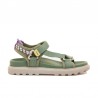 Sandalias Planas Mujer Mustang 60001 Verde