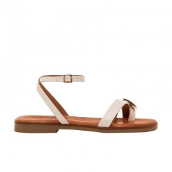 Sandalias Planas Mujer Mustang 55931 Hielo