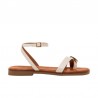 Sandalias Planas Mujer Mustang 55931 Hielo