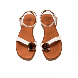 Sandalias Planas Mujer Mustang 55931 Hielo