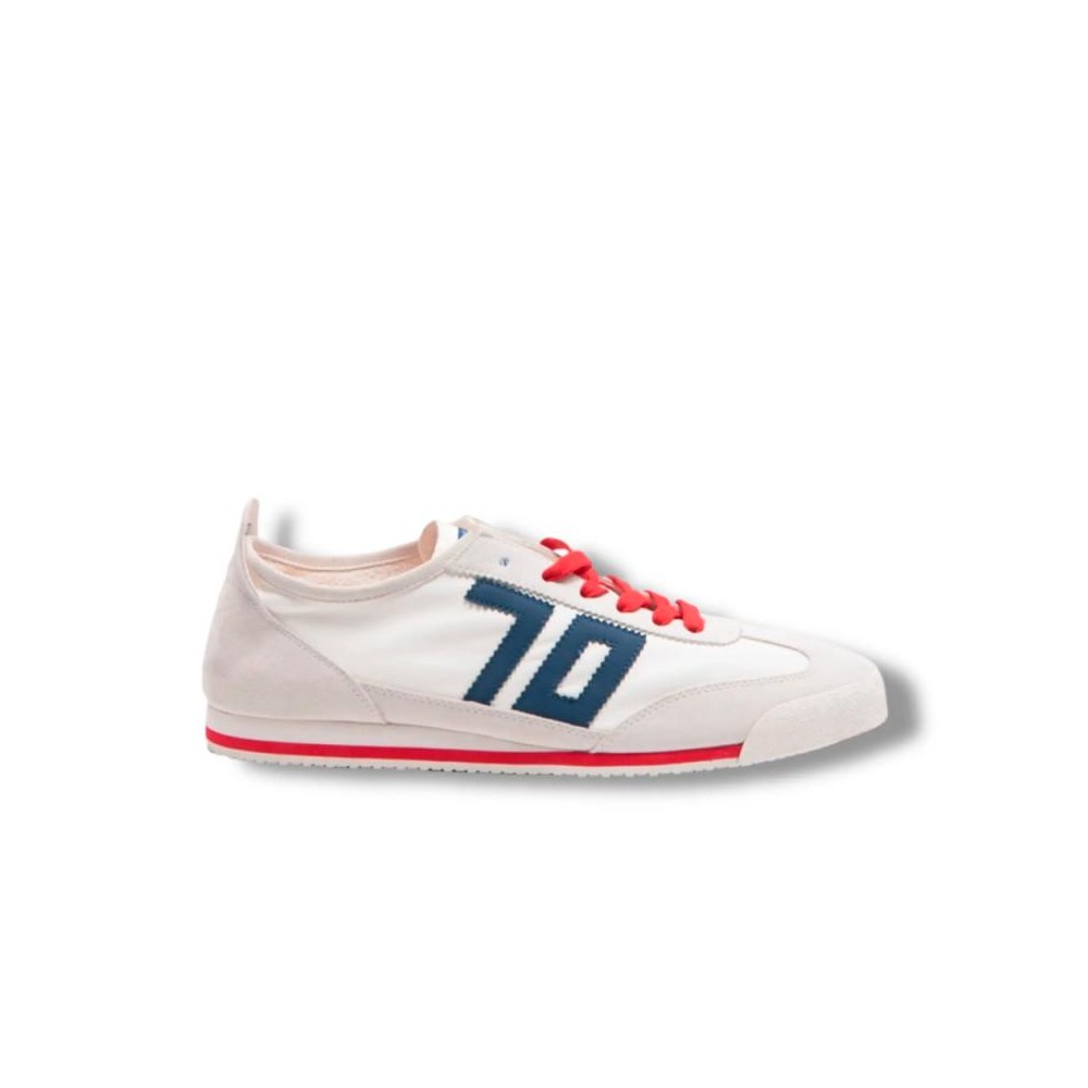 Sneakers Hombre Back 70 Leon Blanco-Azul