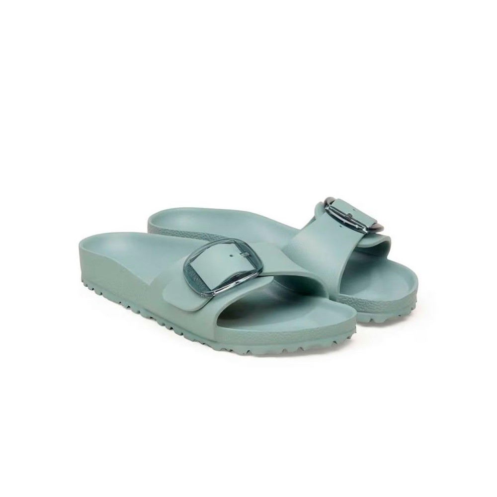 Sandalias Planas Mujer Birkenstock Madrid Big Buckle Eva Verde
