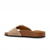 Sandalias Bio Mujer Birkenstock Madrid Big Buckle Taupe