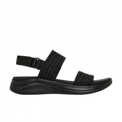 Sandalias Planas Mujer Skechers Ultra Flex 3.0 All About U Negro-Negro