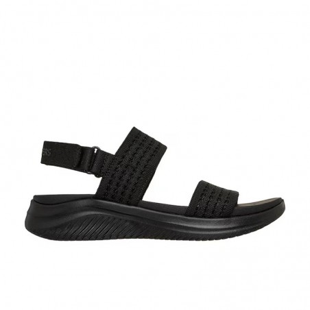 Sandalias Planas Mujer Skechers Ultra Flex 3.0 All About U Negro-Negro