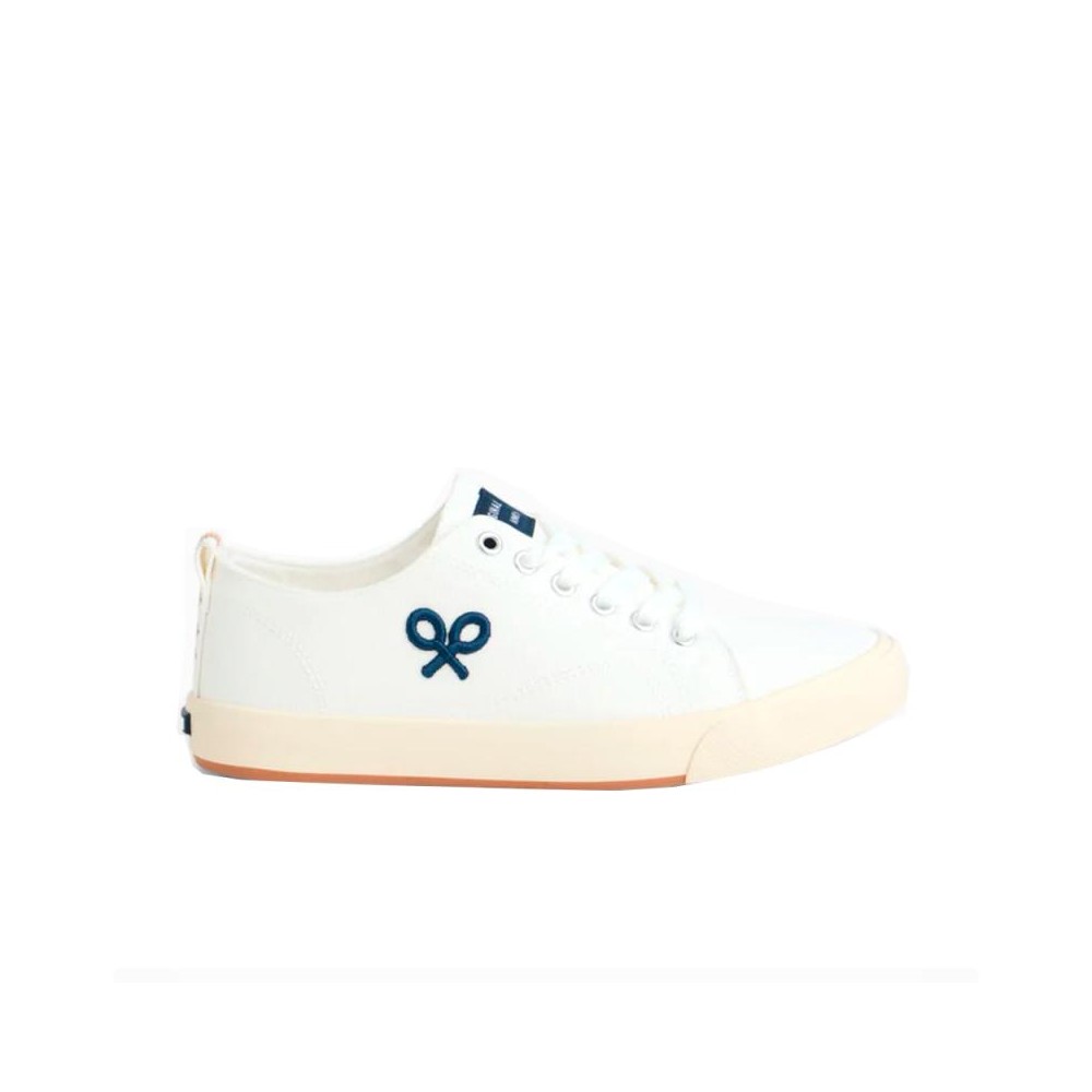 Zapatillas Lona Hombre Silbon S261011601266 Blanco