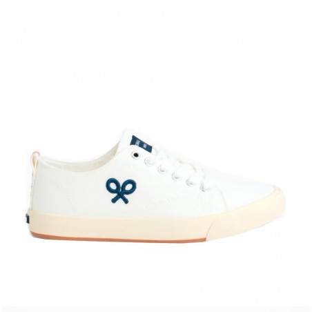 Zapatillas Lona Hombre Silbon S261011601266 Blanco