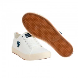 Zapatillas Lona Hombre Silbon S261011601266 Blanco