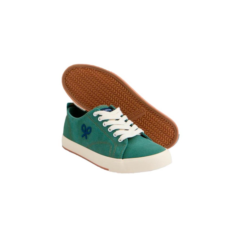 Zapatillas Lona Hombre Silbon S261011603268 Verde