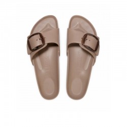 Sandalias Planas Mujer Birkenstock Madrid Big Buckle Eva Taupe