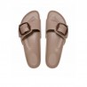 Sandalias Planas Mujer Birkenstock Madrid Big Buckle Eva Taupe