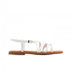 Sandalias Planas Mujer Porronet 3221 Blanco