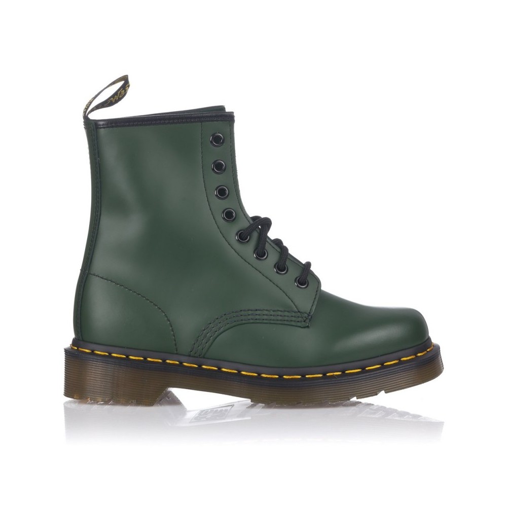 Botas Planas Mujer Dr. Martens Smooth 1460 Verde