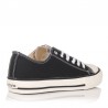Zapatillas Lona Mujer Victoria Tribu Basket Lona Negro