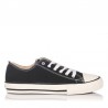 Zapatillas Lona Mujer Victoria Tribu Basket Lona Negro