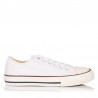 Zapatillas Lona Mujer Victoria Tribu Basket Lona Blanco