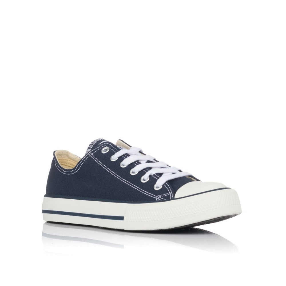 Zapatillas Lona Mujer Victoria Tribu Basket Lona Marino