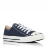 Zapatillas Lona Mujer Victoria Tribu Basket Lona Marino