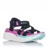 Sandalias Planas Mujer Skechers 140120 Negro