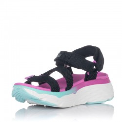 Sandalias Planas Mujer Skechers 140120 Negro