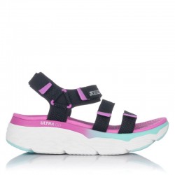 Sandalias Planas Mujer Skechers 140120 Negro