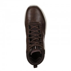 Botines Planos Hombre Skechers Delson Marron