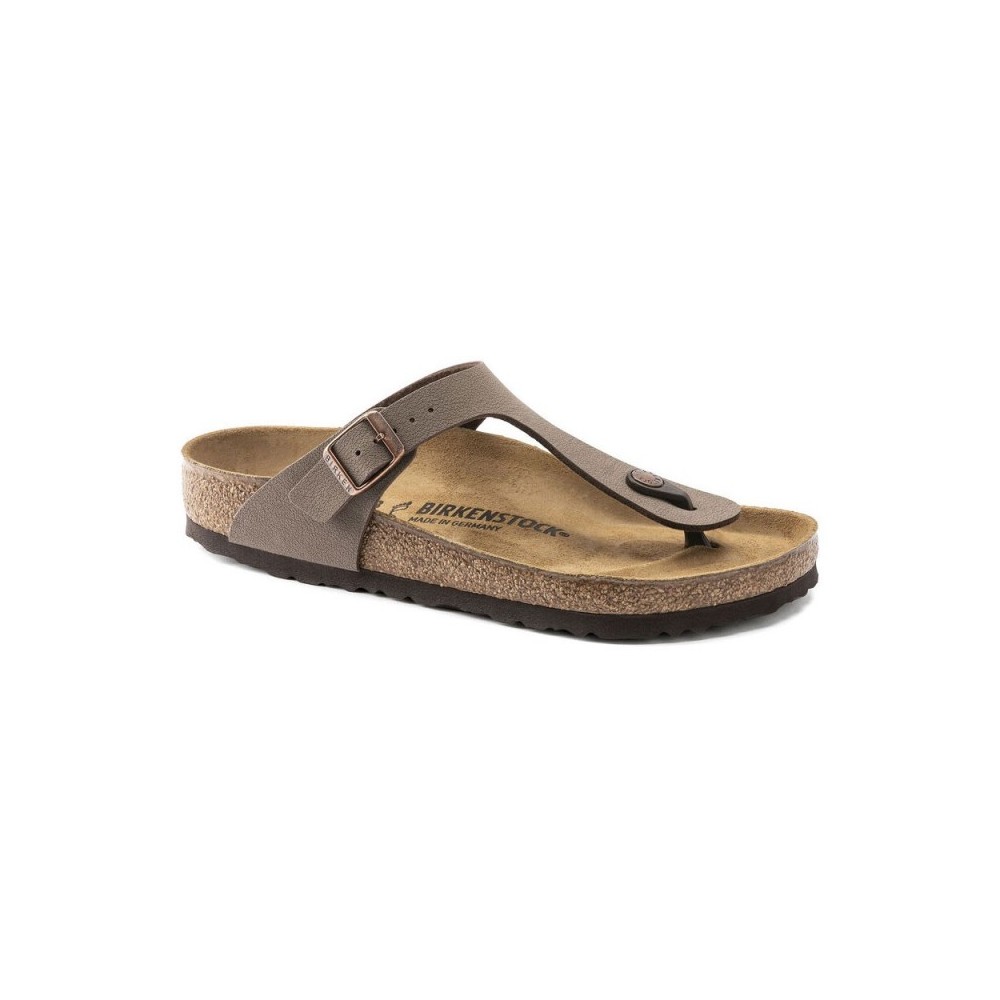 Sandalias Planas Mujer Birkenstock Gizeh Moka