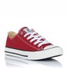 Zapatillas Lona Mujer Victoria Lona Basket Rojo