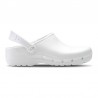 Zuecos Mujer Feliz Caminar Flotantes Blanco