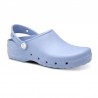 Zuecos Mujer Feliz Caminar Flotantes Celeste