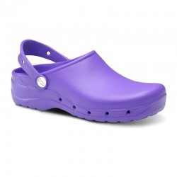 Zuecos Mujer Feliz Caminar Flotantes Morado