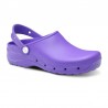 Zuecos Mujer Feliz Caminar Flotantes Morado