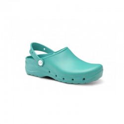 Zuecos Mujer Feliz Caminar Flotantes Verde