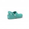 Zuecos Mujer Feliz Caminar Flotantes Verde