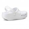 Zuecos Mujer Feliz Caminar Asana Blanco
