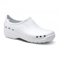 Zuecos Mujer Feliz Caminar Flotantes Shoes Blanco