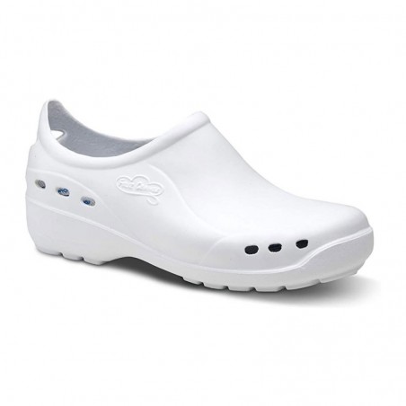 Zuecos Mujer Feliz Caminar Flotantes Shoes Blanco