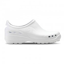 Zuecos Mujer Feliz Caminar Flotantes Shoes Blanco