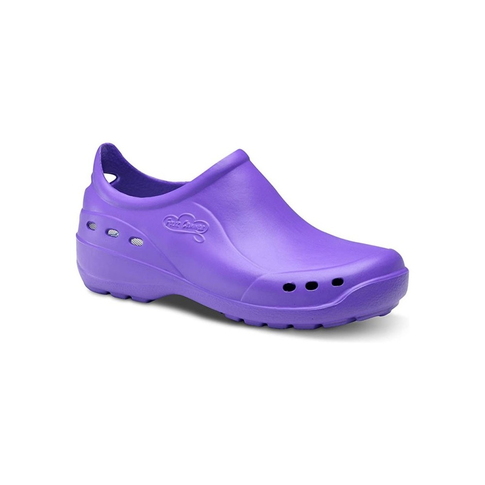 Zuecos Mujer Feliz Caminar Flotantes Shoes Morado