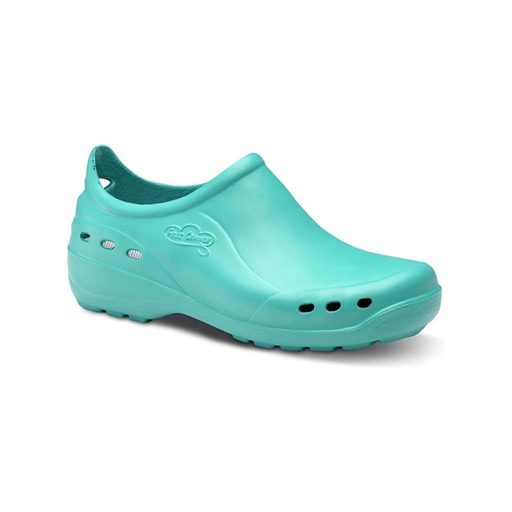 Zuecos Mujer Feliz Caminar Flotantes Shoes Verde
