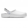 Zuecos Mujer Feliz Caminar Zeta Blanco
