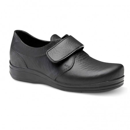 Zuecos Mujer Feliz Caminar Flotante Velc Negro