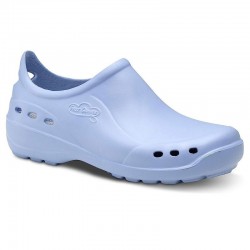 Zuecos Mujer Feliz Caminar Flotantes Shoes Celeste