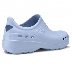 Zuecos Mujer Feliz Caminar Flotantes Shoes Celeste